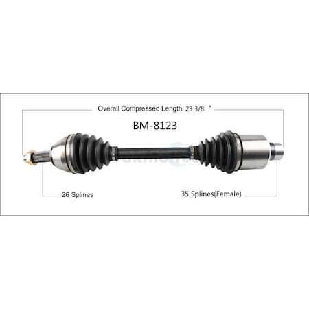 Cv Axle Shaft,Bm-8123